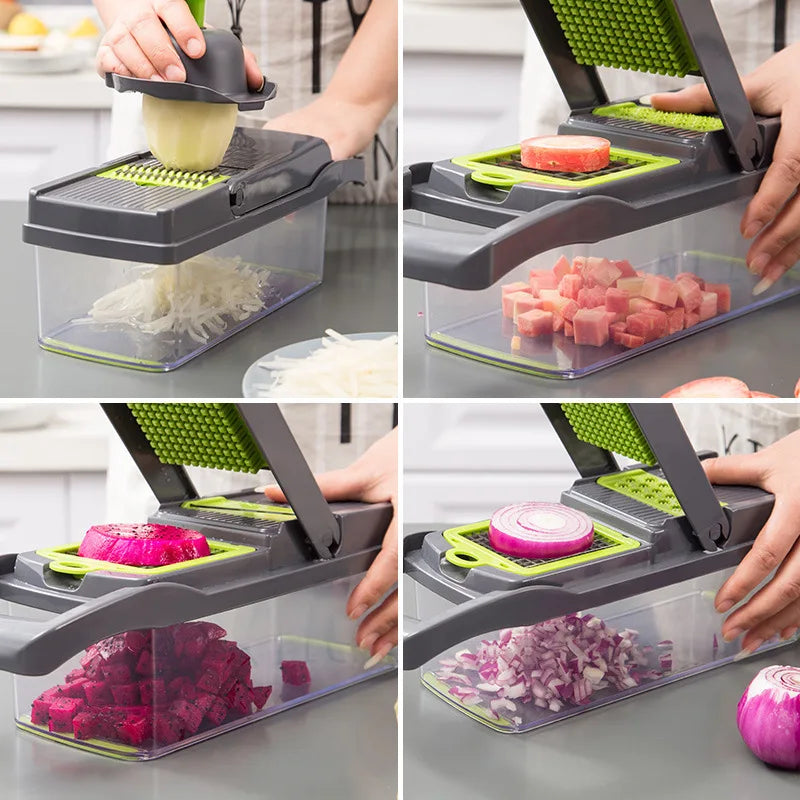 14/16 in 1 Multifunction Vegetable Chopper
