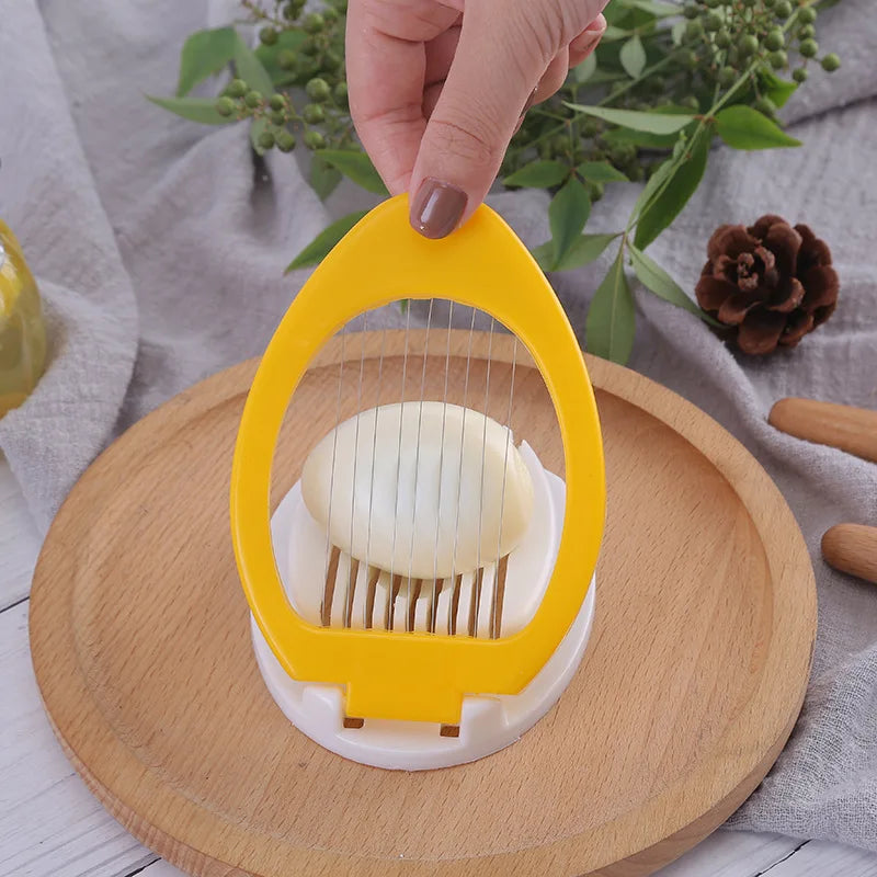 Stainless Steel Egg Cutter & Slicer – Multi-Purpose Kitchen Egg Divider Tool