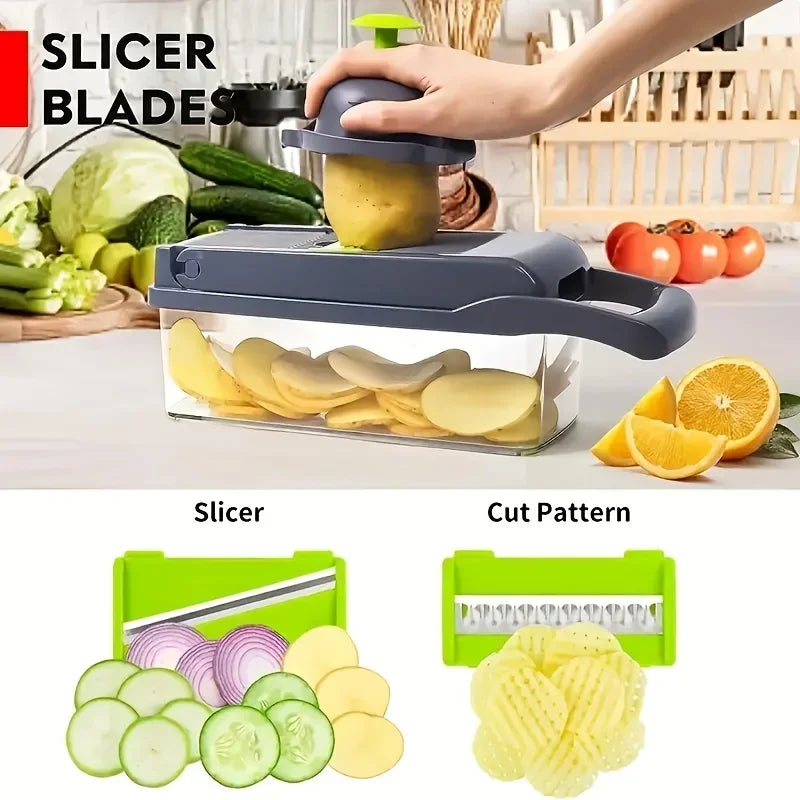 14/16 in 1 Multifunction Vegetable Chopper