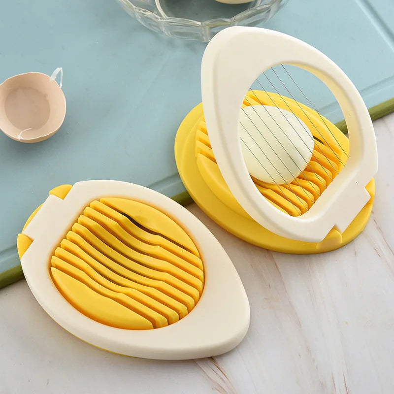 Stainless Steel Egg Cutter & Slicer – Multi-Purpose Kitchen Egg Divider Tool